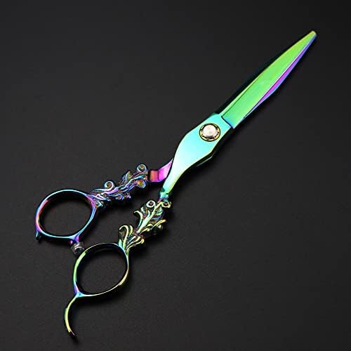 Ножици за сечење коса, 6-инчен Професионален јп 440с ножици За Челични Лежишта Зелени Ножици За коса разредување ножици за