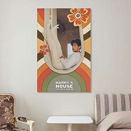 Музички албум на Хари Хаус Стилови Постави постери wallидни уметнички слики платно wallид декор дома декор дневна соба декор естетски 16x24inch