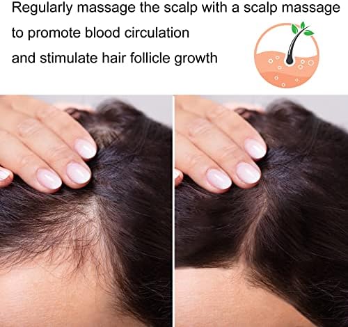 Cfeclog 2 пакет масажер со скалп, четка за масажер со глава на коса, меки силиконски влакна, за влажна и сува коса, компатибилна