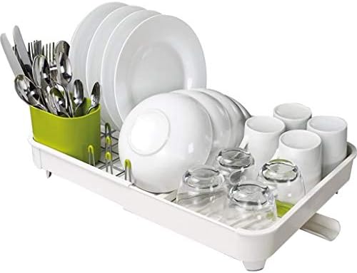 Слатка за садови за садови и послужавник - Системот за предност вклучува решетка, сад за одвод, отстранлив фиока за сушење и држач за прибор