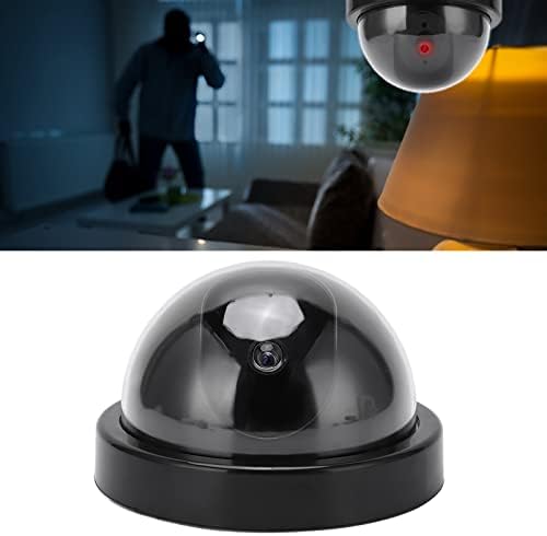 Dummy лажна безбедност cctv купола камера со трепкајќи црвена LED светло за домашни бизниси во затворен простор на отворено