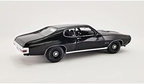 1970 Pontiac GTO судија Месечината коза црно ограничено издание на 564 парчиња ширум светот 1/18 Diecast модел автомобил од Acme A1801218