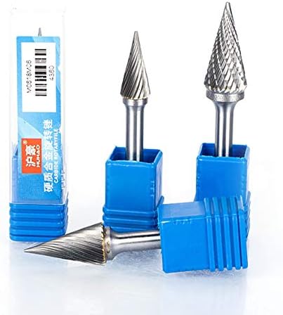Huhao Tungten Carbide Rotary Burr Set, Rotary Burr алатка со 6 mm Shank и 14 mm Cutting Edge за метал