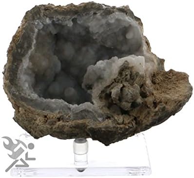 Onfireguy 3.4 три-пиг акрилен приказ за фосили, минерали, карпи и геоди, 1 пакет