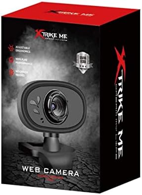 Xtrike Me го сонувам мојот живот, веб -камера со вграден микрофон - веб -камера за видео повикување, игри, лаптоп и конференција - компатибилен