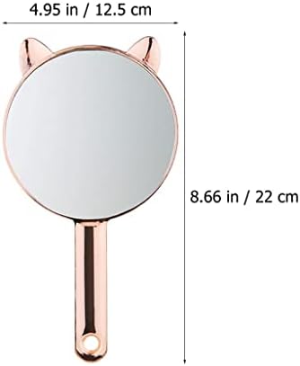 Jjry Симпатична рака огледало за патување со огледала за шминка за шминка за време на семејно патување (боја: големина w/a