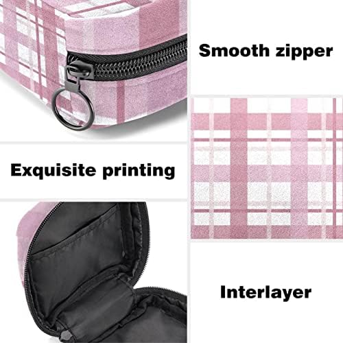 Оријукан санитарна торба за складирање на салфетка, преносна менструална подлога вреќи со патенти, торбичка за складирање на тампон