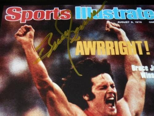 Брус nerенер автограмираше 8x10 Фотографија во боја - Олимписки игри во САД! - Автограмирани олимписки фотографии