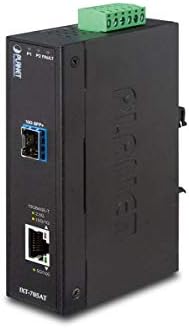Planet Technology IXT-705AT Индустриски 10G/5G/2.5G/1G/100M бакар до 10GBase-X SFP+ Медиумски конвертор
