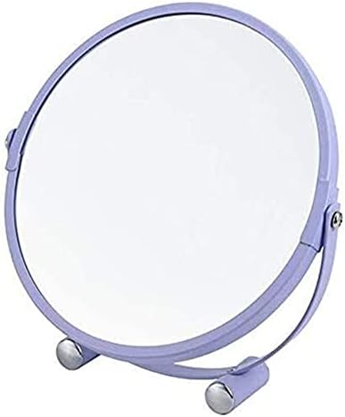 Огледало за шминка за мали огледала ， десктоп шминка суета огледало, двострано огледало за убавина 3x зголемување козметичко огледало 360