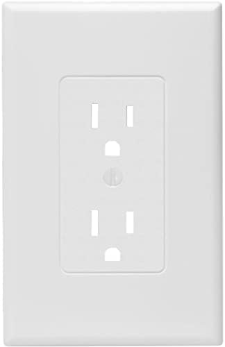 Hubbell Electric Prod 2500W Masque 1-Gang Sedive Cover-up Wallplate, 1-пакет, бела