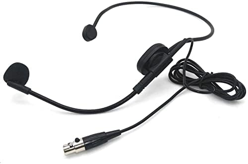 Црна 3 пински XLR мини слушалки микрофон за AKG Samson безжичен предавател на каросеријата