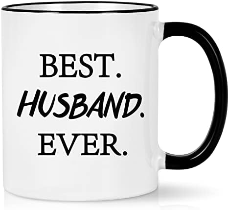 Подарок за кабина за сопруг од сопруга, најдобар сопруг некогаш кригла, сопругот на вineубените подароци од сопруга, чаша за кафе, Денот на вinesубените Денот на таткот