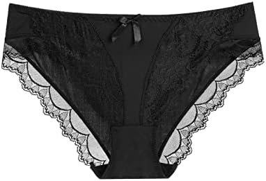 Секси чипка бикини гаќички искушенија долна облека со средно-половината се протегаат за дишење на кратки цветни печатени исечоци за