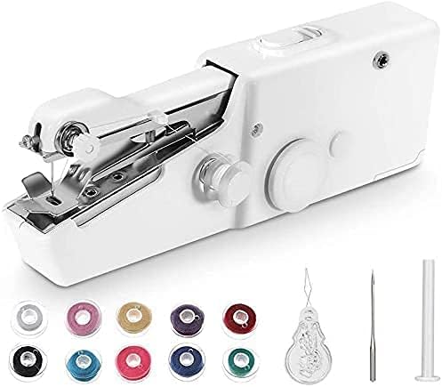 Рачна машина за шиење, мини преносна брза поправка на безжична машина за шиење за DIY
