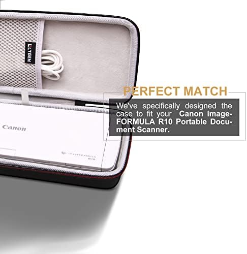 Ltgem Eva Hard Case for Canon ImageFormula R10 Преносен скенер за документи - Заштитна торба за складирање на носење