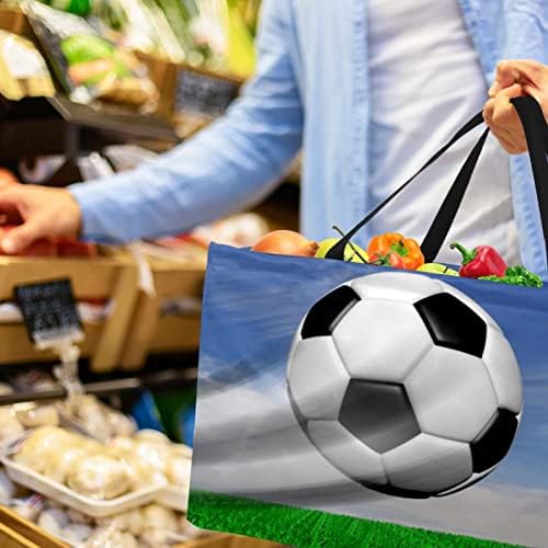 Шопинг корпа фудбалски фудбал фудбалски фудбал за еднократна употреба на намирници за перење на намирници, преносни пикник за шопинг