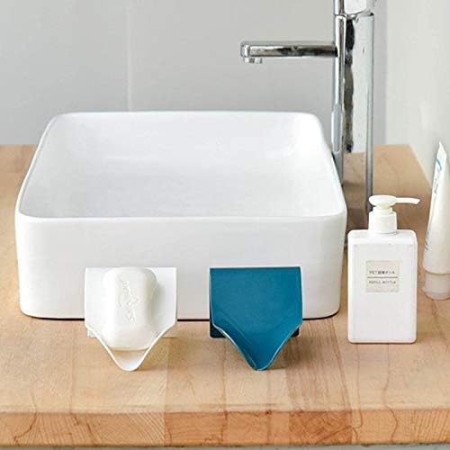 Wallиден монтиран сапун одводнат сапун држач за сапун бања само лепило сапун сапун Пластично сапун сапун додатоци за бања 壁挂 肥皂 盒 排水 浴室 浴室