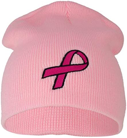 Свесност за рак на дојка на армијата розова лента извезена кратка гравче