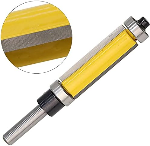 Chesoon 1/4 '' Shank Panel Top & Date Flush Trim Router Bit Leating Woodworking Cutter Tool Dood Trim Trim Cutter 2 Пакет
