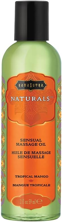 Кама Сутра Натурал масло за масажа - 2 fl oz/59 ml кокос ананас - луксузно природно миризливо масло за релаксирачки и сензуални