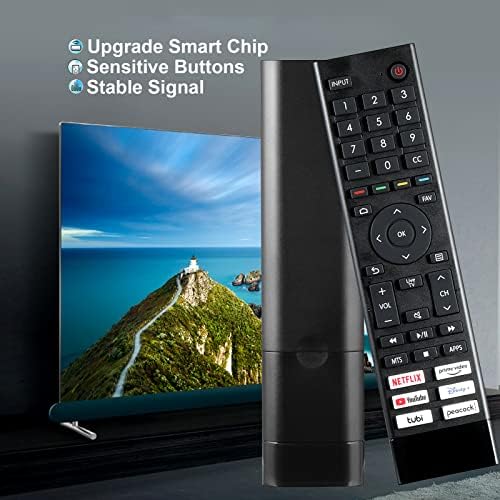 Далечински управувач на ТВ -ТВ со универзална замена на Универзална замена за Hisense 4K UHD Android Smart TV