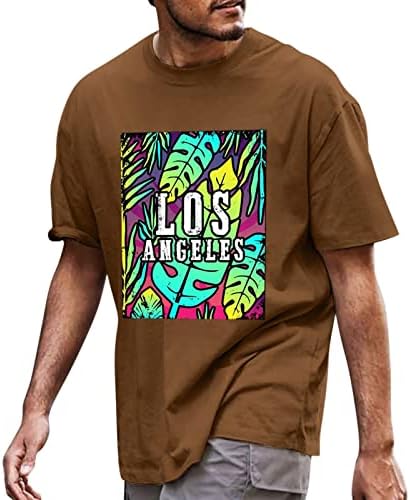 Маички за маички XXBR, кратки ракави, печатење на летни хавајски маички летни плажа врвови на атлетски спортови за екипаж маички