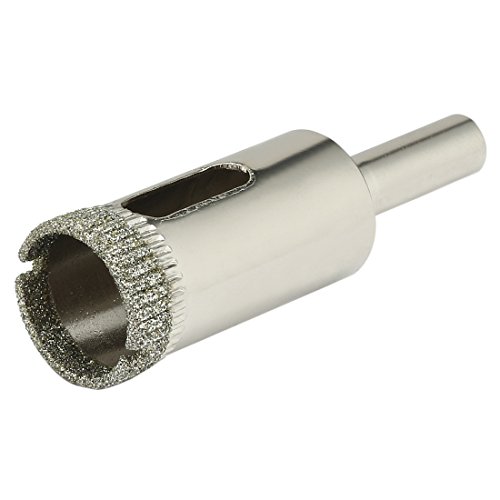 Uxcell 5pcs 16 mm дијамантски обложена дупка за вежбање парчиња за вежба за стаклени керамички плочки мермерни карпи порцелански