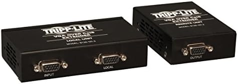 Tripp Lite VGA над Extender CAT5 / CAT6, предавател и приемник со EDID копија, 1920x1440 на 60Hz