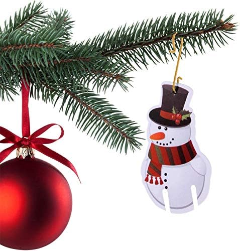 Моробор 200 парчиња Божиќни украси куки, закачалки во форма на С, шарени куки за новогодишни елки, куки за украси за закачалки за Божиќни