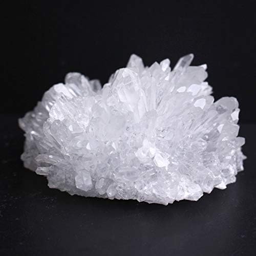 Seewudee AG216 1PC Природно чист карпест кварц Кристал хризантем кластер бел кристален момент геодери реики лечен подарок за дома