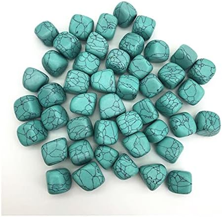 Laaalid XN216 100g Природно сино тиркизен кварц кристален полиран коцки камења заздравувачки декор камења и минерали Природни