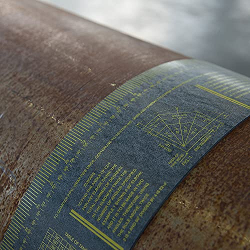 Алатка за мерка на безбедносна цевка Jackson, завиткајте околу лентата, дијаметар на флекс агол и мерење на обемот на мерење и обележување