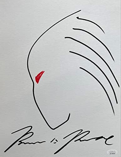 Брајан А. Принс автограмираше потпишан 11x14 платно рака нацртана Предаторот JSA COA