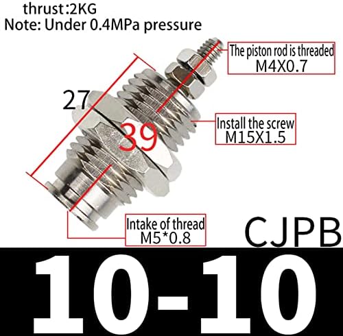 C j P B PIN PIN CYLINDER SPRINGER RETRONT PANEL MONT TYPE MICROCLE S M TYPE PNEUMATIC CYLINDER CJPB4-5 CJPB6-5 CJPB6-15-B CJPB10-15