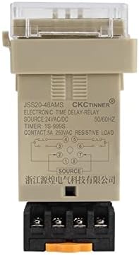 Pikis JSS20-48AMS DC12V DC24V AC220V AC380V LED програмибилен дигитален реле за време на дигиталниот приказ со тајмер за одложување