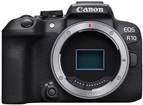 Canon Eos R10 Mirroless камера w/RF-S 18-150mm f/3.5-6.3 е STM Леќа + EF 75-300mm f/4-5, 6 III Објектив + 2X 64gb Меморија + Хауба + Случај