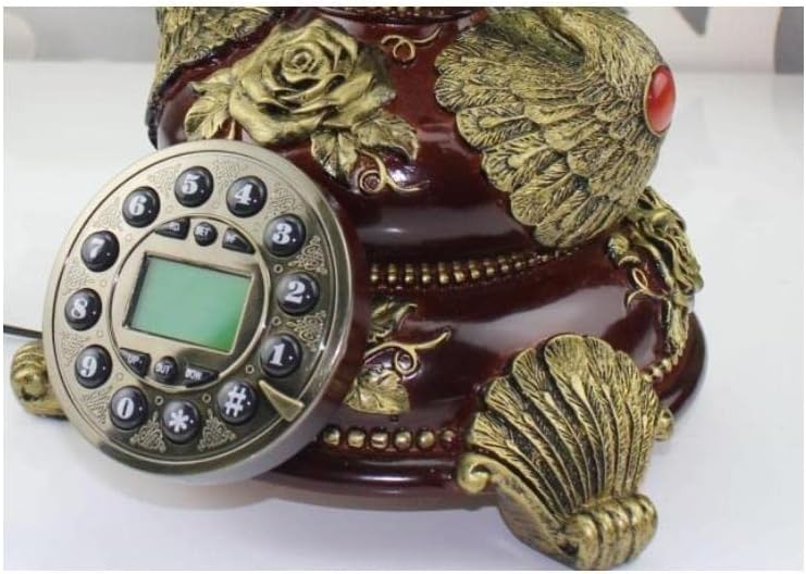 ZLXDP Гроздобер Телефонска декорација на домаќинства Телефон/Редицијална/без рака/лична карта на повикувач на задник