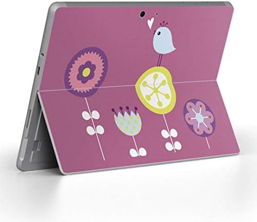 Декларална капа на IgSticker за Microsoft Surface Go/Go 2 Ultra тенки заштитни налепници за тело на налепници 001345 Цветна птица симпатична