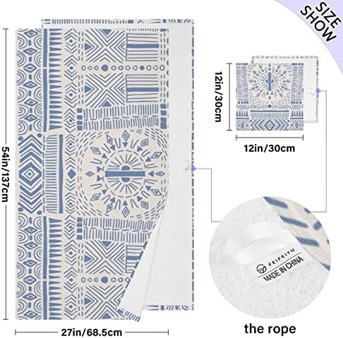 Aixiwawa Bath Prain Parte Chotle Set Model, памучни крпи Тенка мека абсорбента за бања 2 пакувања Декоративни крпи за сушење на телото на
