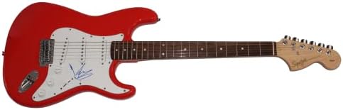 CHRIS CORNELL SIGNED AUTOGRAPH FULL SIZE RED FENDER ELECTRIC GUITAR WITH JAMES SPENCE JSA LETTER OF AUTHENTICITY - AUDIOSLAVE &