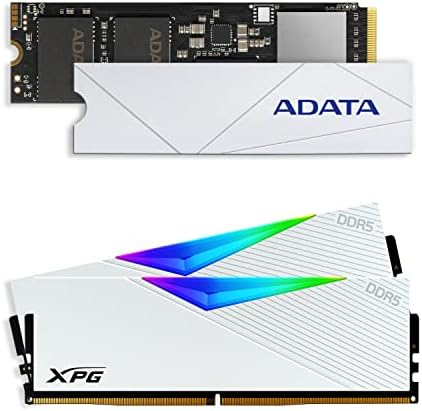 XPG Lancer DDR5 RGB 6000MHz 32 GB десктоп меморија со ADATA 2TB PREMIUM SSD M.2 2280 PCIE Gen4 NVME SSD пакет