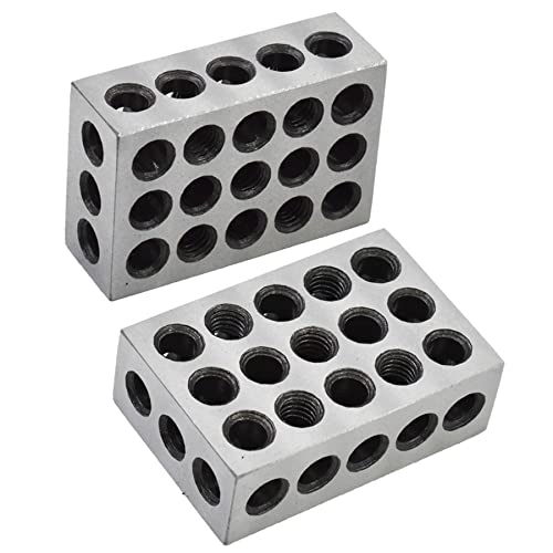 1 x 2 x 3 Паралелен блок Постави без дупки што одговараат на пар зацврстена челична рамнина 0,0001 инчи 123 поставени прецизни