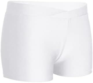 Jugaoge Девојки девојчиња тренингот V-Front Shorts Shorts Shord Color Color Athertic Strechy Shorts Booty Booty Booty Activeware