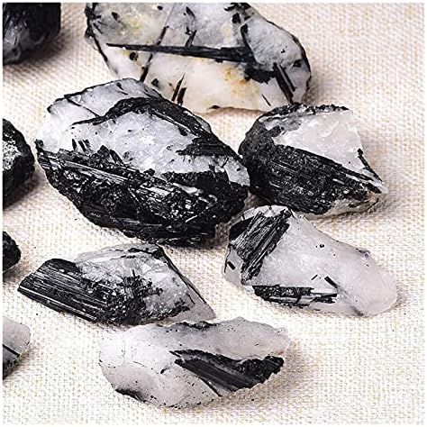 Suweile JJST 1PC природен црн турмалин кристал природен камен кварц суровини кристали рок минерален примерок енергија заздравување камен