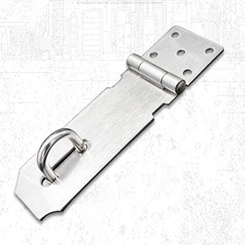 Заклучување на ланецот за лов на тофику, тешка 4 парчиња hasp lasp hasp заклучување на не'рѓосувачки челик за заклучување на вратата на вратата
