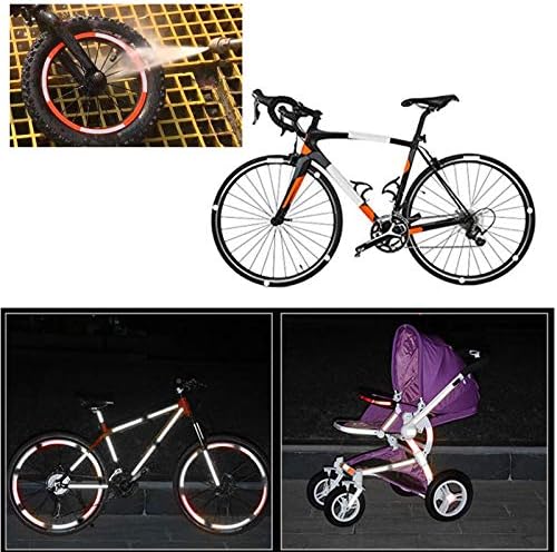 Рефлексивни налепници за безбедност, бели универзални лепила за лепила, моторцикли шлемови тврда капа велосипед шетач скутер автомобил разновиден