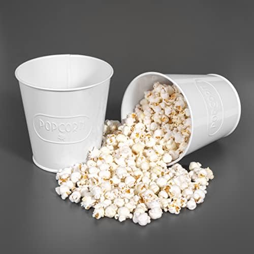 Ononglobal Metal Modern Style Popcorn Containers/Popcorn Boots Поставени за ноќно кино -ноќ - Перење во машината за миење садови