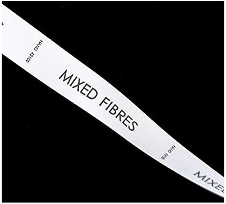 Етикети за нега на печатена ткаенина „мешани влакна“ 12x50mm - ролна од 1000 етикети