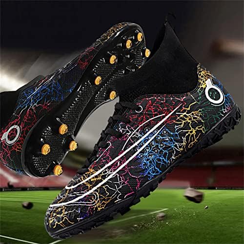 Фудбалски фудбалски фудбалски фудбалски фудбалски фудбалски чевли со високи врвни чевли АГ Спајк чевли патики удобни возрасни големи момчиња девојчиња Атлетик н?